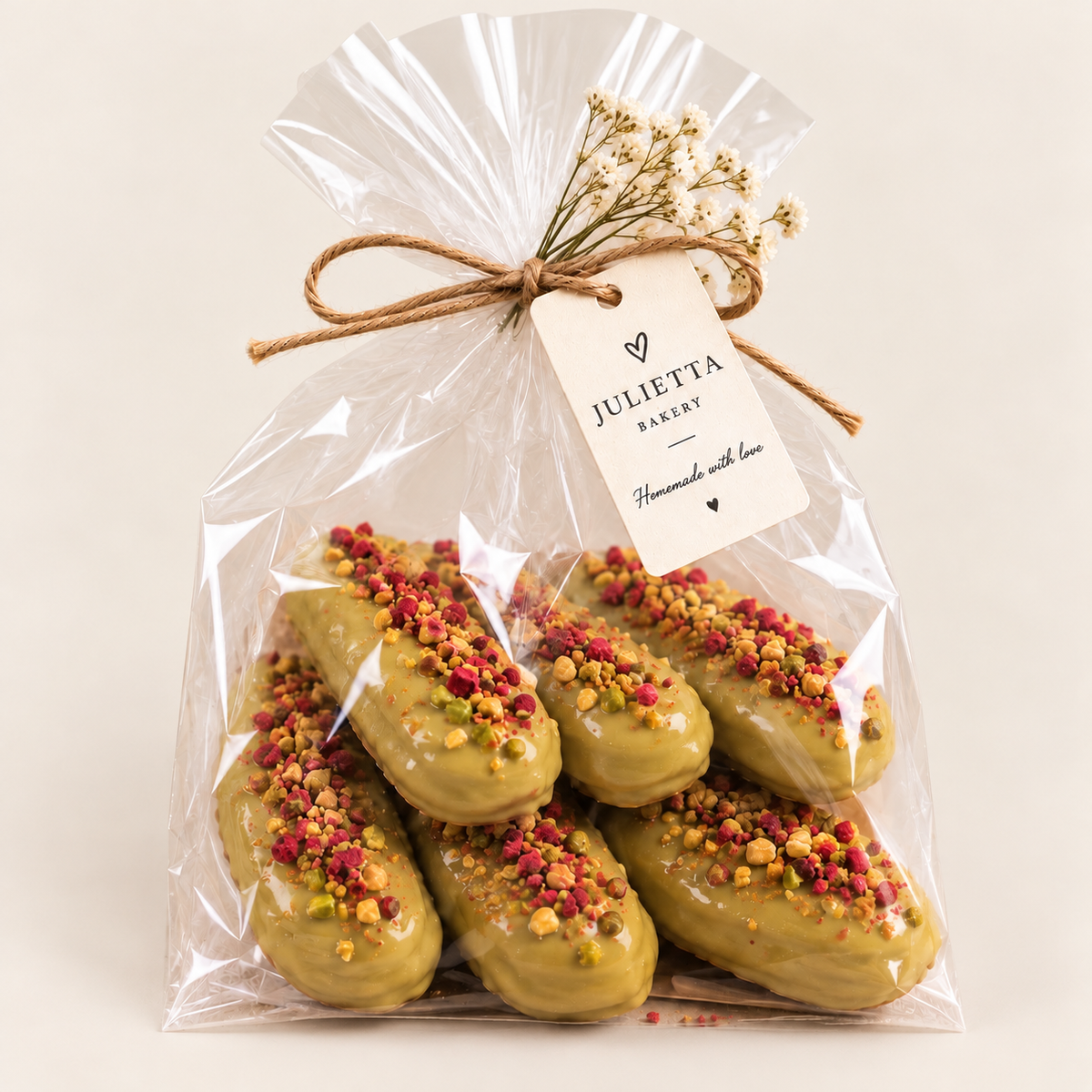 Pistache Stengels Zakje (6 stuks)