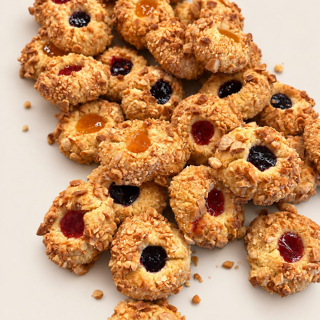 Jamkoekjes (12 stuks)