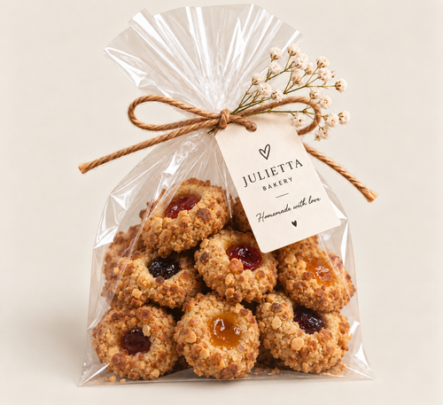 Jamkoekjes Zakje (12 stuks)
